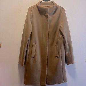 NWOT Women’s Long Tan Coat